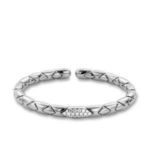 Hulchi Belluni Flexible Cuff with Diamonds