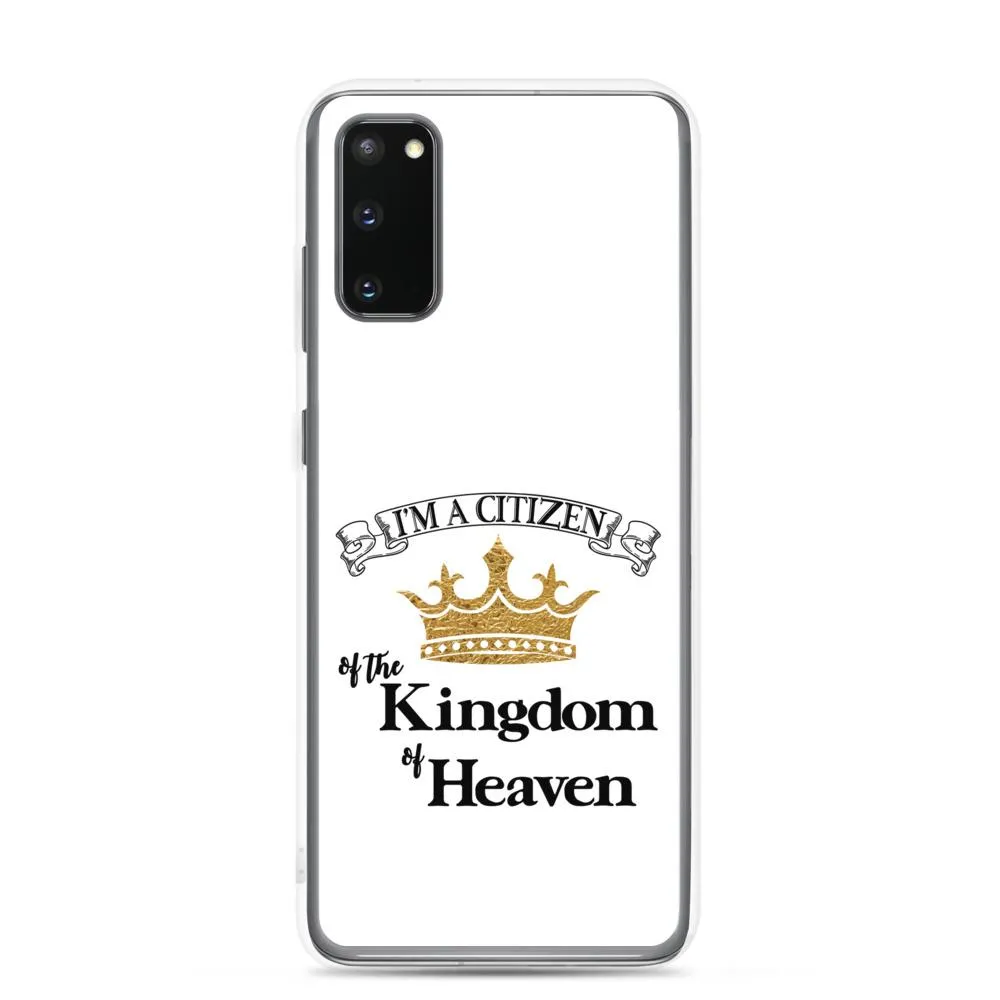 I'm a Citizen, Samsung White Case, Galaxy S10, S10e, S10 , S20, S20 , S20 Ultra_Black-Design