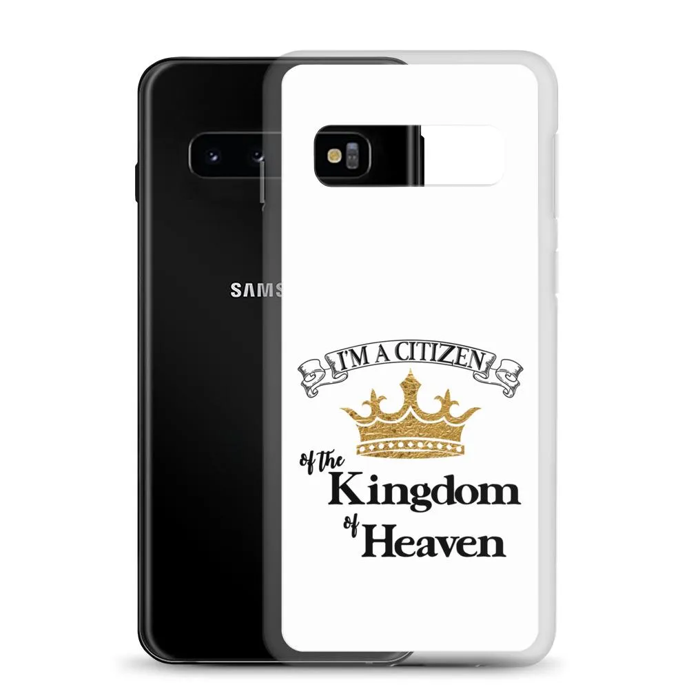 I'm a Citizen, Samsung White Case, Galaxy S10, S10e, S10 , S20, S20 , S20 Ultra_Black-Design