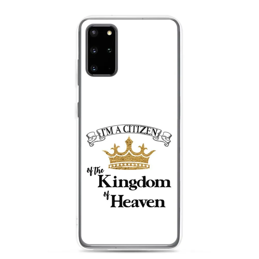 I'm a Citizen, Samsung White Case, Galaxy S10, S10e, S10 , S20, S20 , S20 Ultra_Black-Design