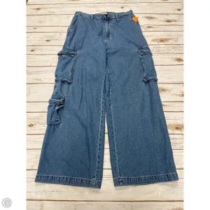 Jeans Wide Leg By Universal Thread In Blue Denim, Size: 8