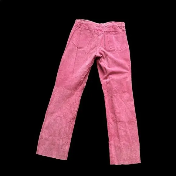 JouJou Pink Suede Jeans