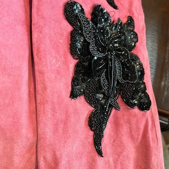 JouJou Pink Suede Jeans