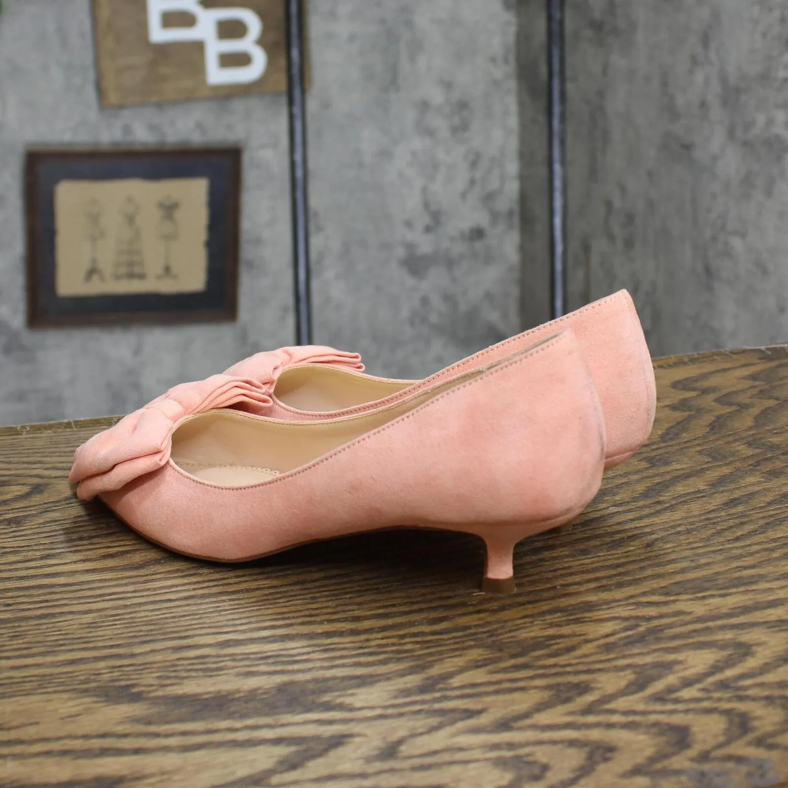 Journee Collection Orana Womens Bow Pumps Heels 1676438251144e Pink 6.5M