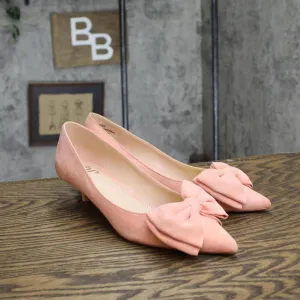 Journee Collection Orana Womens Bow Pumps Heels 1676438251144e Pink 6.5M