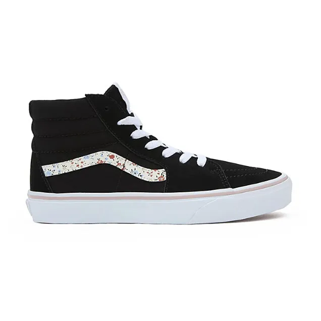 JUNIOR SK8-Hi FLORAL BLACKMULTI