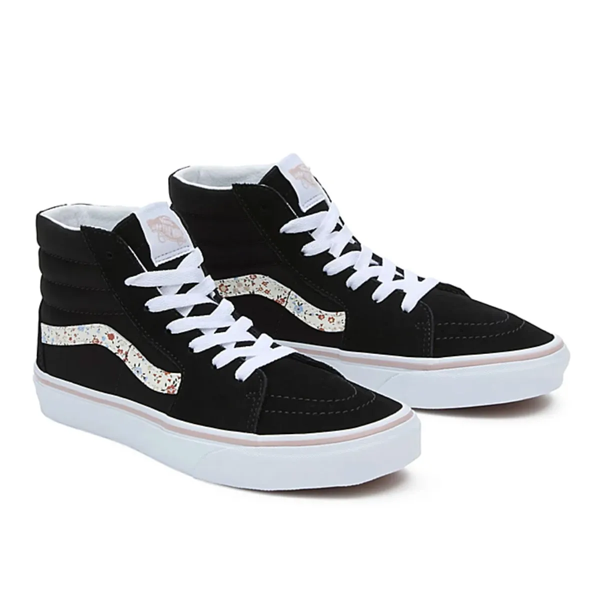 JUNIOR SK8-Hi FLORAL BLACKMULTI