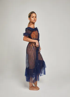 Karen | Navy Coverup Dress