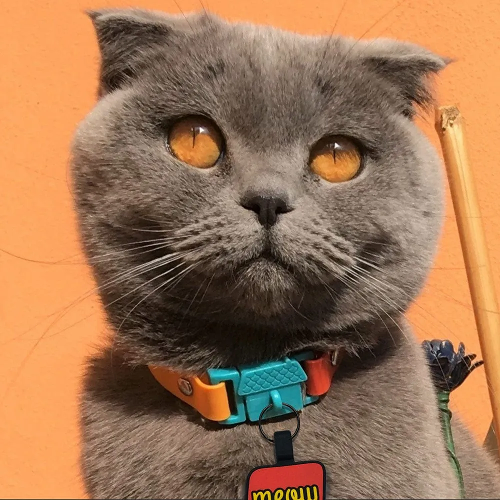 Kittyrama Copacabana Safety Breakaway Silicone Cat Collar