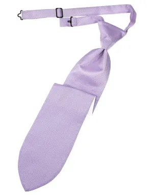 Lavender Herringbone Kids Necktie