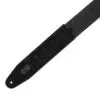 Levy’s 2″ Black Cotton Pick Holder Guitar strap - MC2PH-BLK