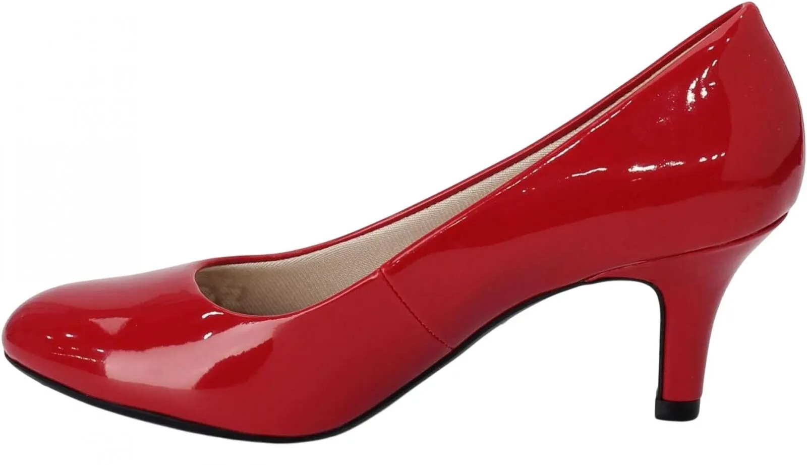 Lifestride Womens Parigi Heels Pumps 5247385-08645 Fire Red Patent 5M
