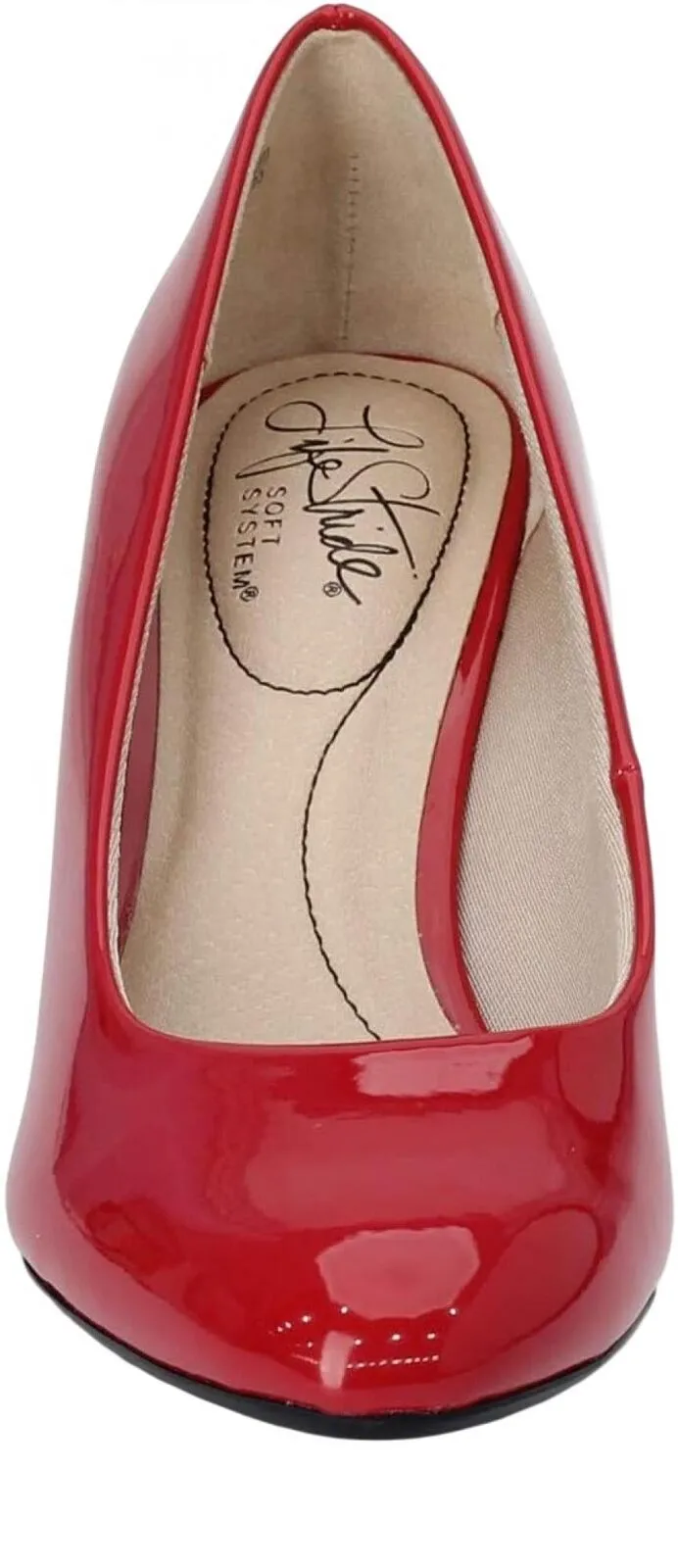 Lifestride Womens Parigi Heels Pumps 5247385-08645 Fire Red Patent 5M