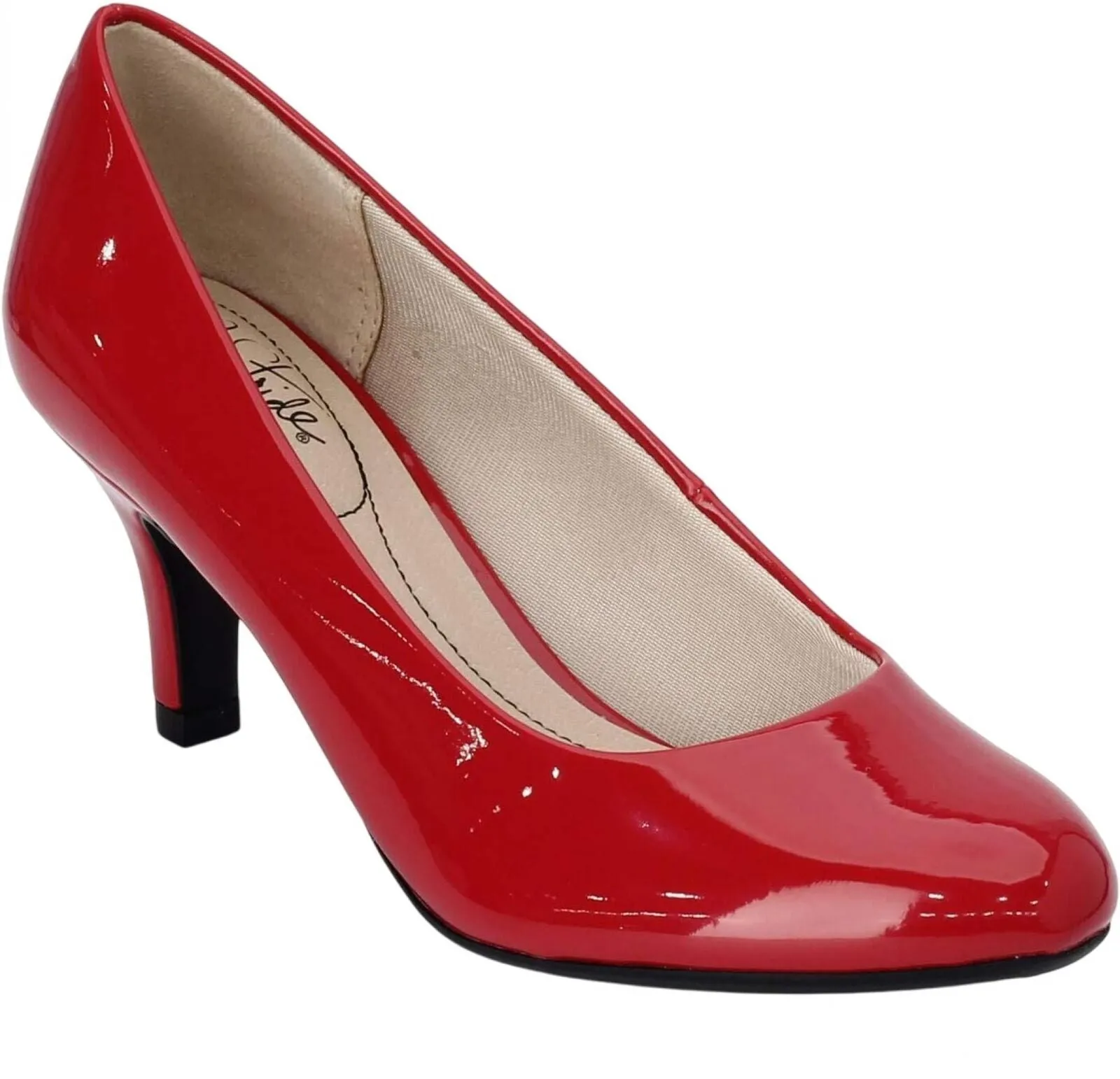 Lifestride Womens Parigi Heels Pumps 5247385-08645 Fire Red Patent 5M