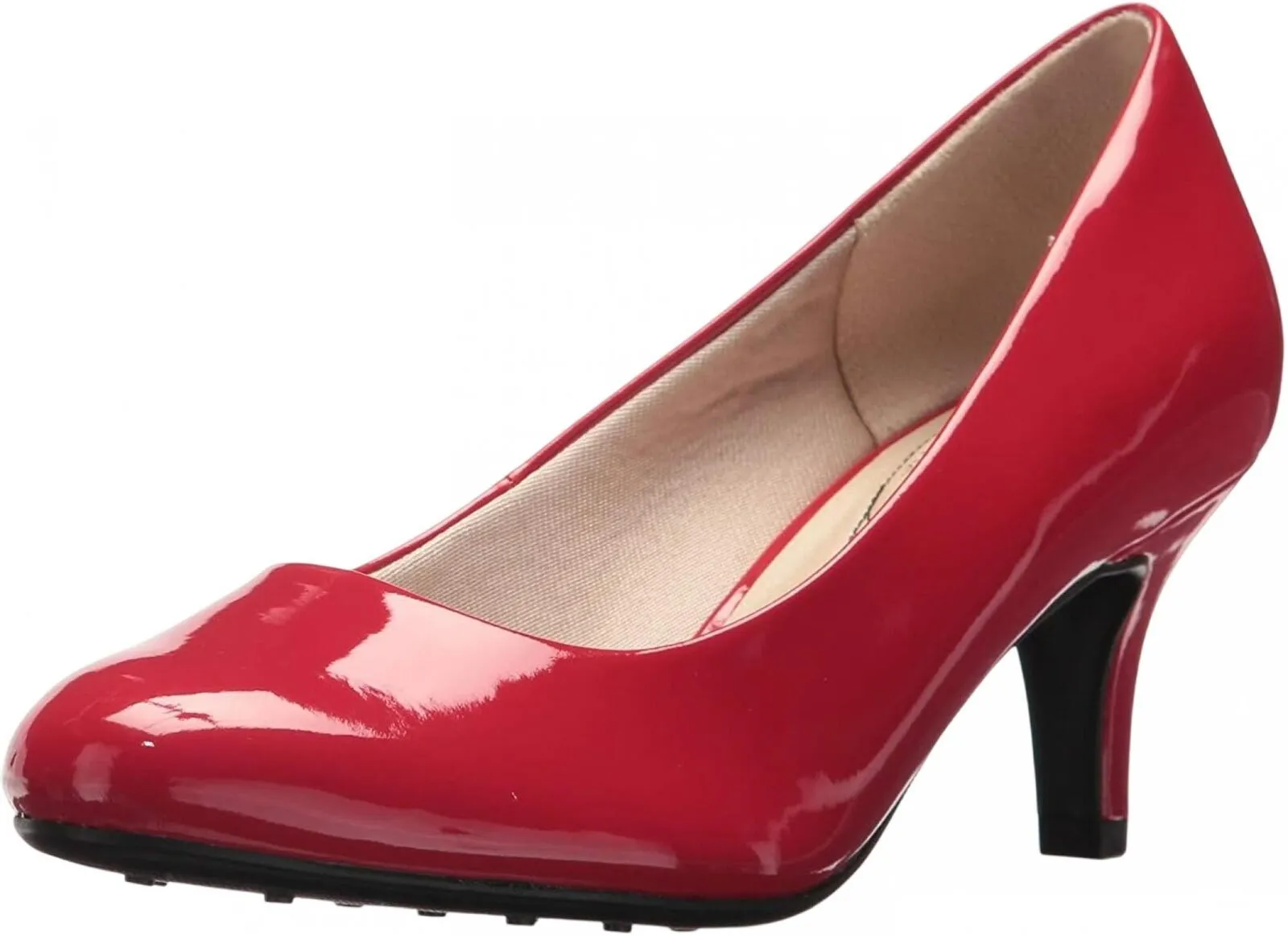 Lifestride Womens Parigi Heels Pumps 5247385-08645 Fire Red Patent 5M