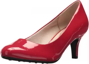 Lifestride Womens Parigi Heels Pumps 5247385-08645 Fire Red Patent 5M