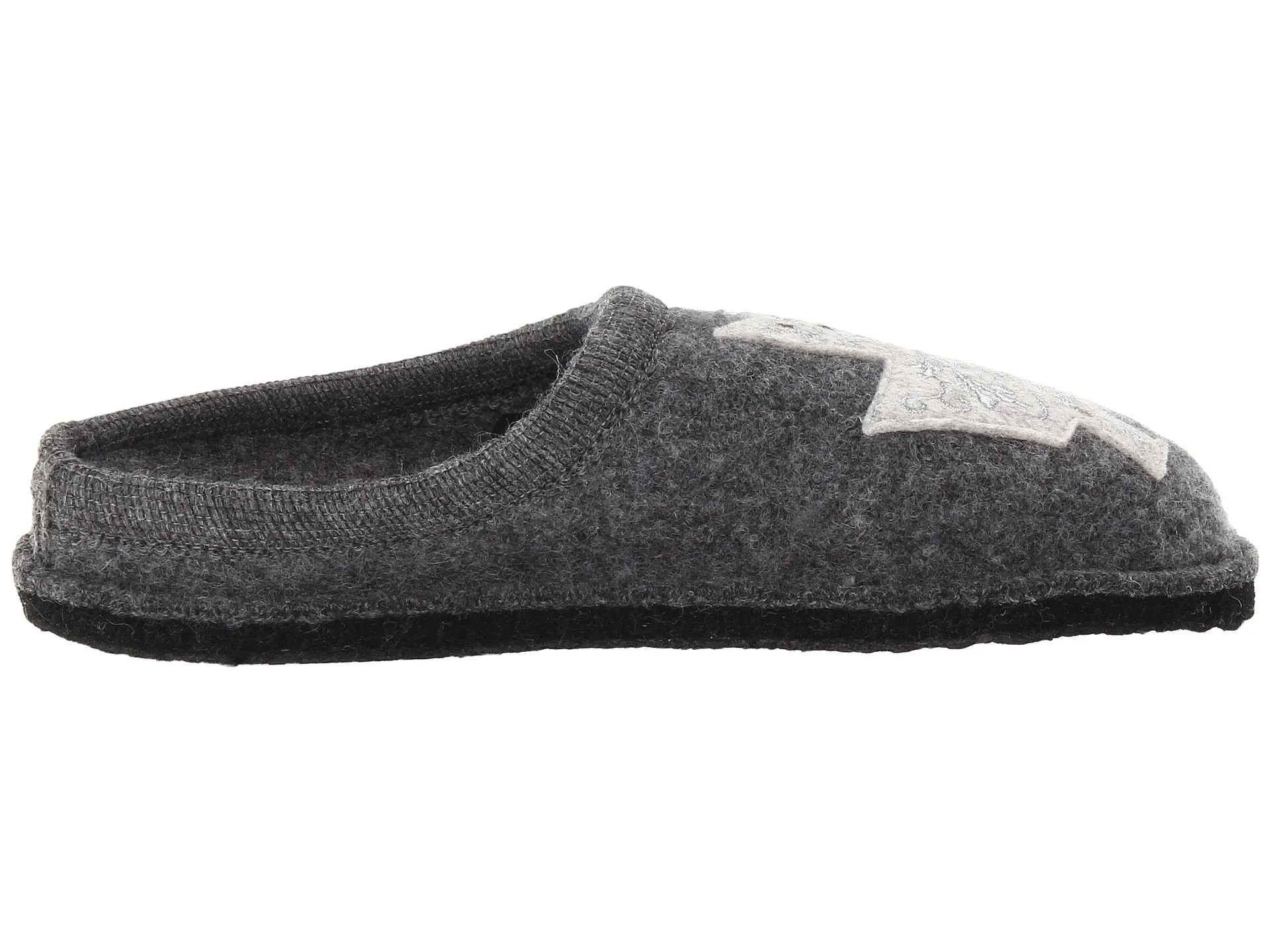 Lizzy Appliqued Mule Slippers