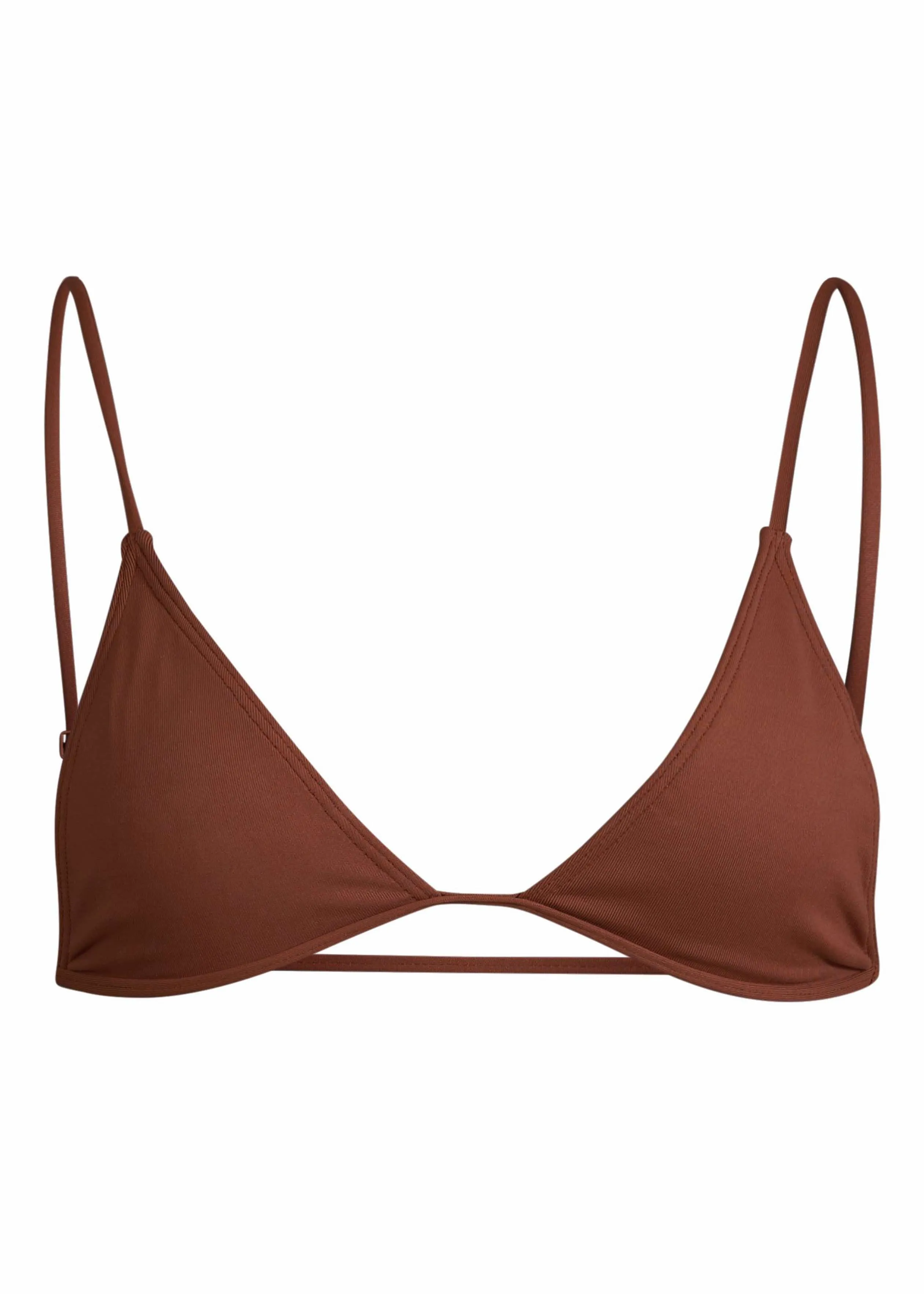 LUCID BIJOU BIKINI TOP - Skinny Dip Brown