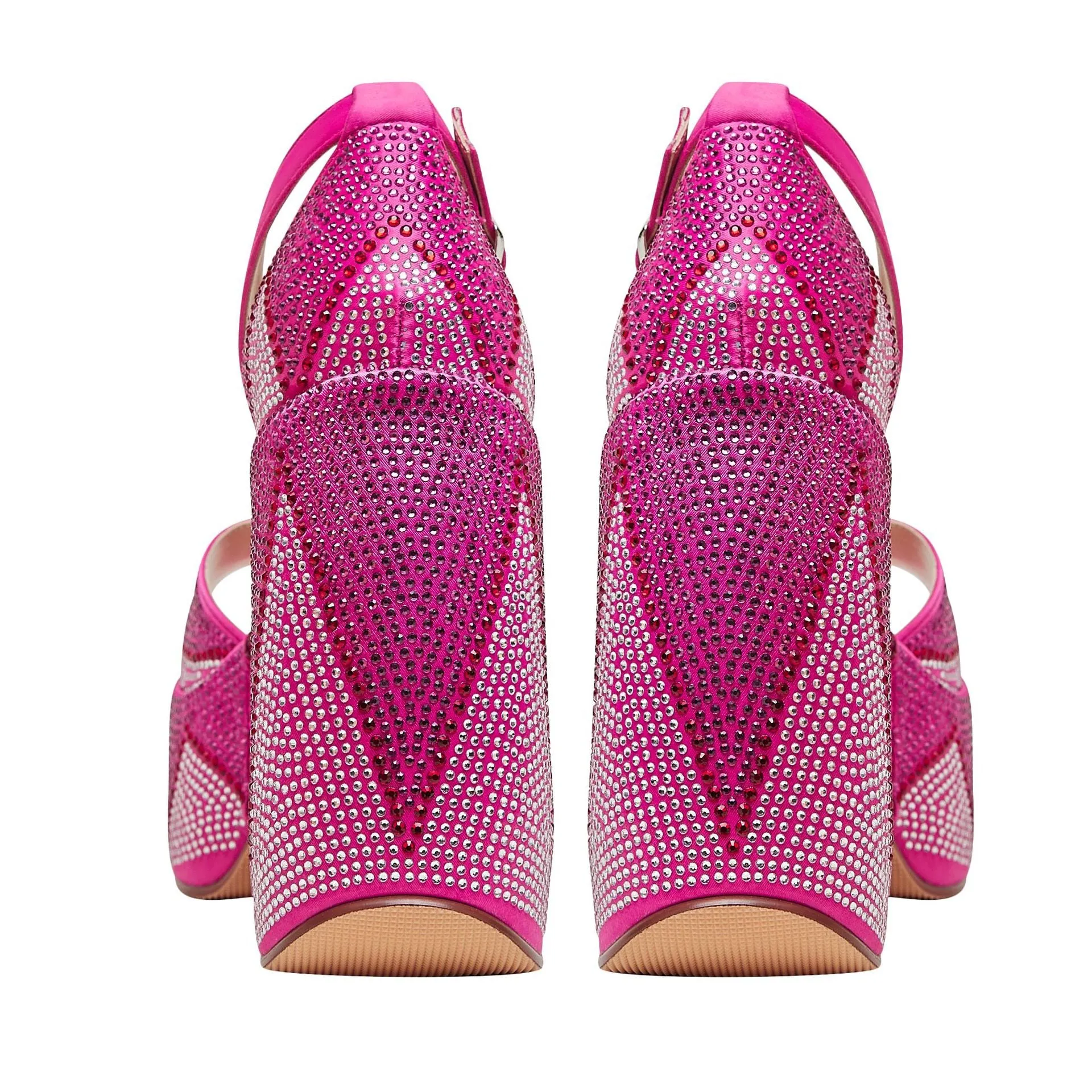Luxury Rhinestone Platform Wedge Sandals - Stylish Thick Bottom Plus Size Footwear