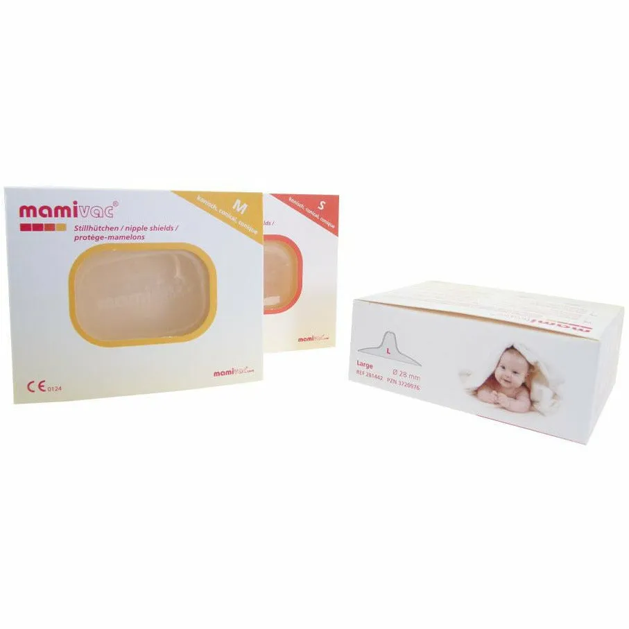 Mamivac Nipple Shields - Cherry (S, M) or Conical (S, M, L)