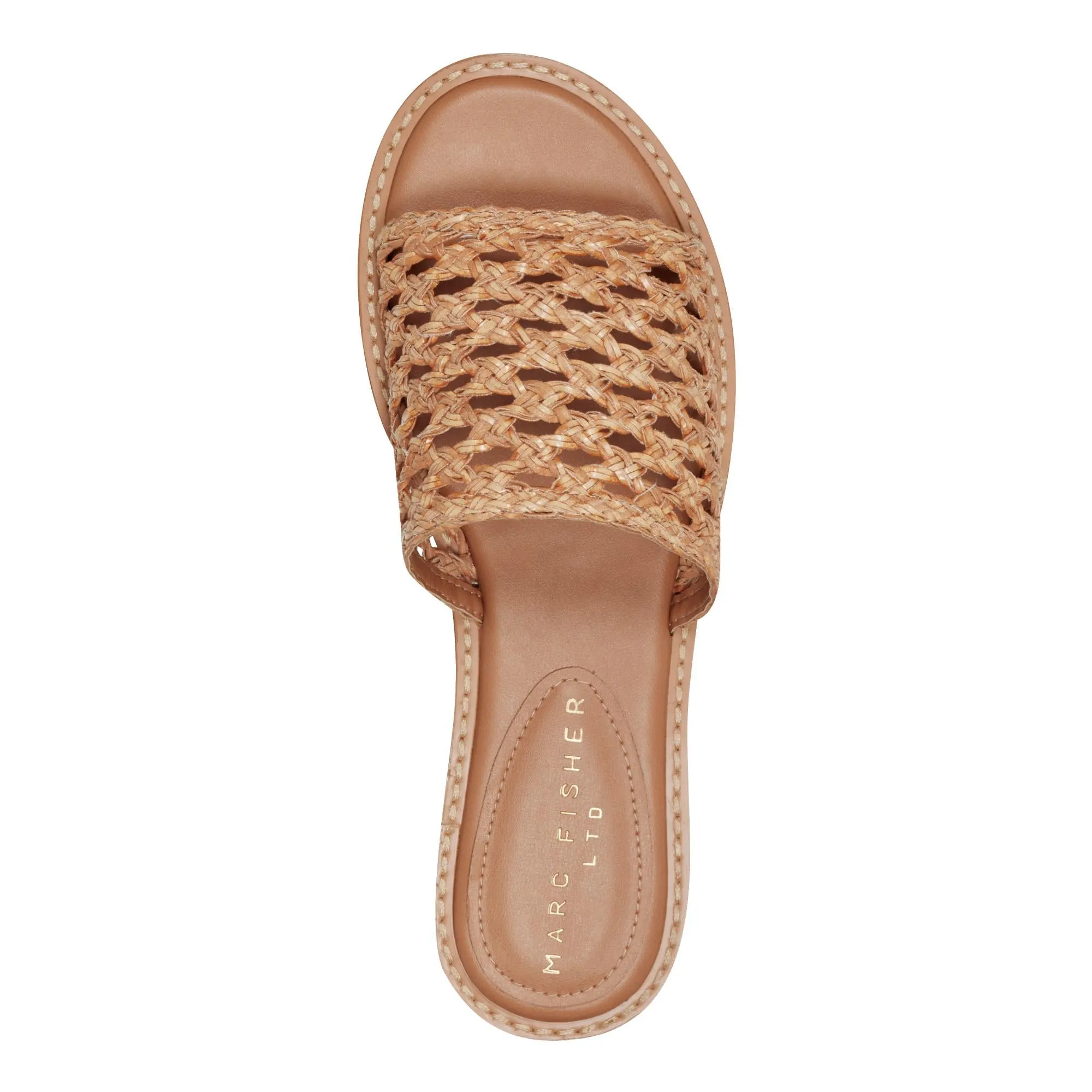 Marc Fisher Ltd Women's Glynne Luxe Honey/Dyeable Pu Woven Jy M