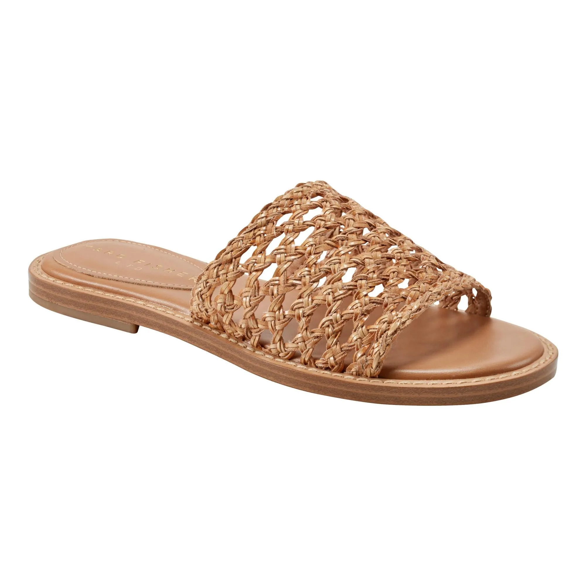 Marc Fisher Ltd Women's Glynne Luxe Honey/Dyeable Pu Woven Jy M