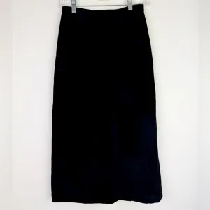 Marshall Fields Country Shop Vintage Black Suede Skirt