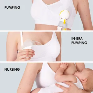 Medela 3 in 1 Nursing & Pumping Bra White XL