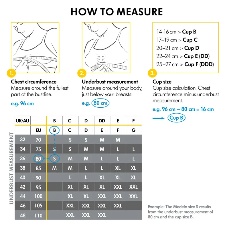 Medela 3 in 1 Nursing & Pumping Bra White XL