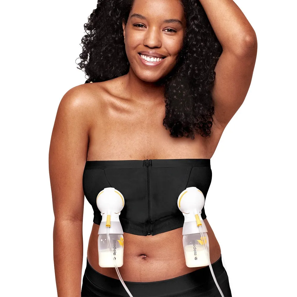 Medela Hands-Free Pumping Bustier (Black)