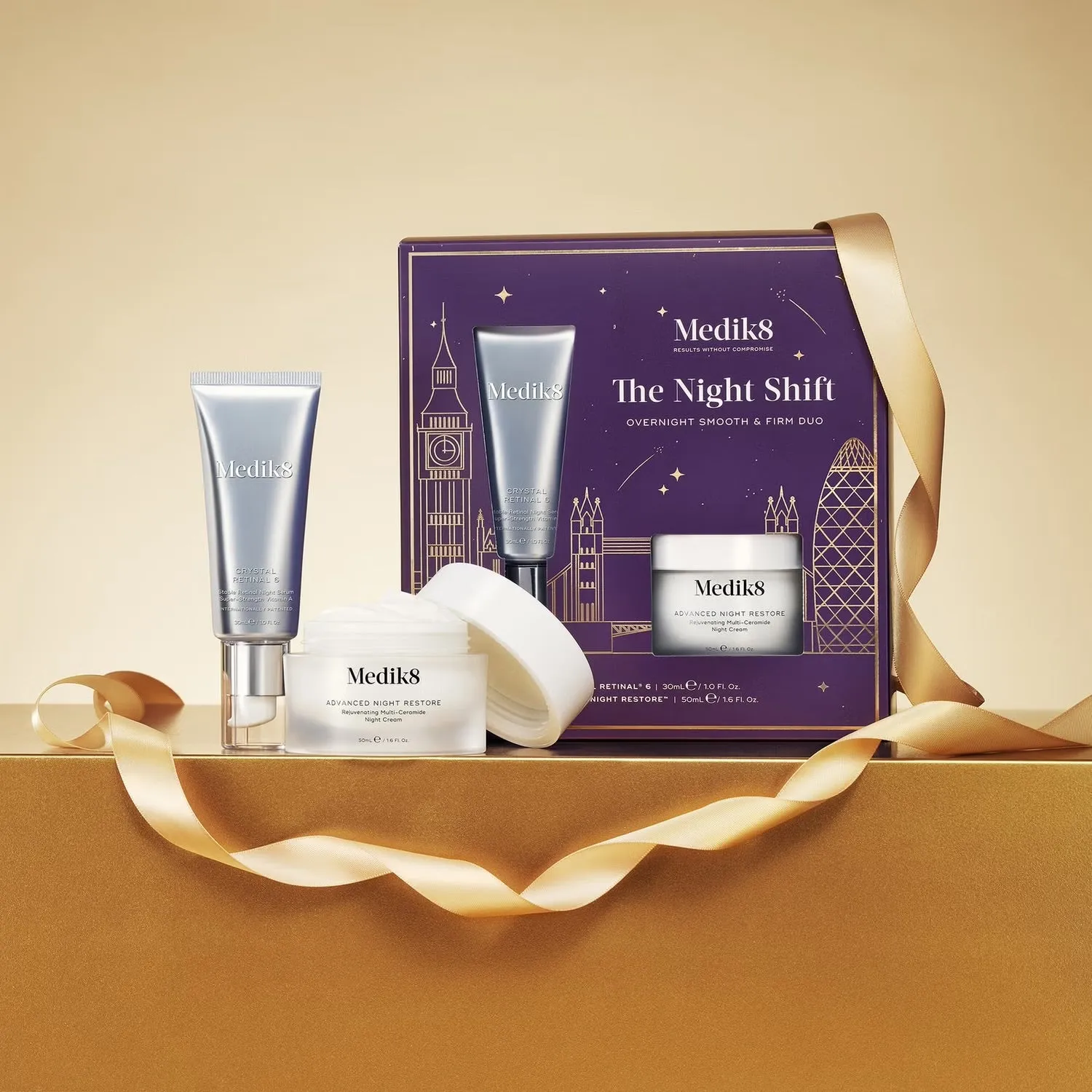 Medik8 The Night Shift Overnight Smooth & Firm Duo
