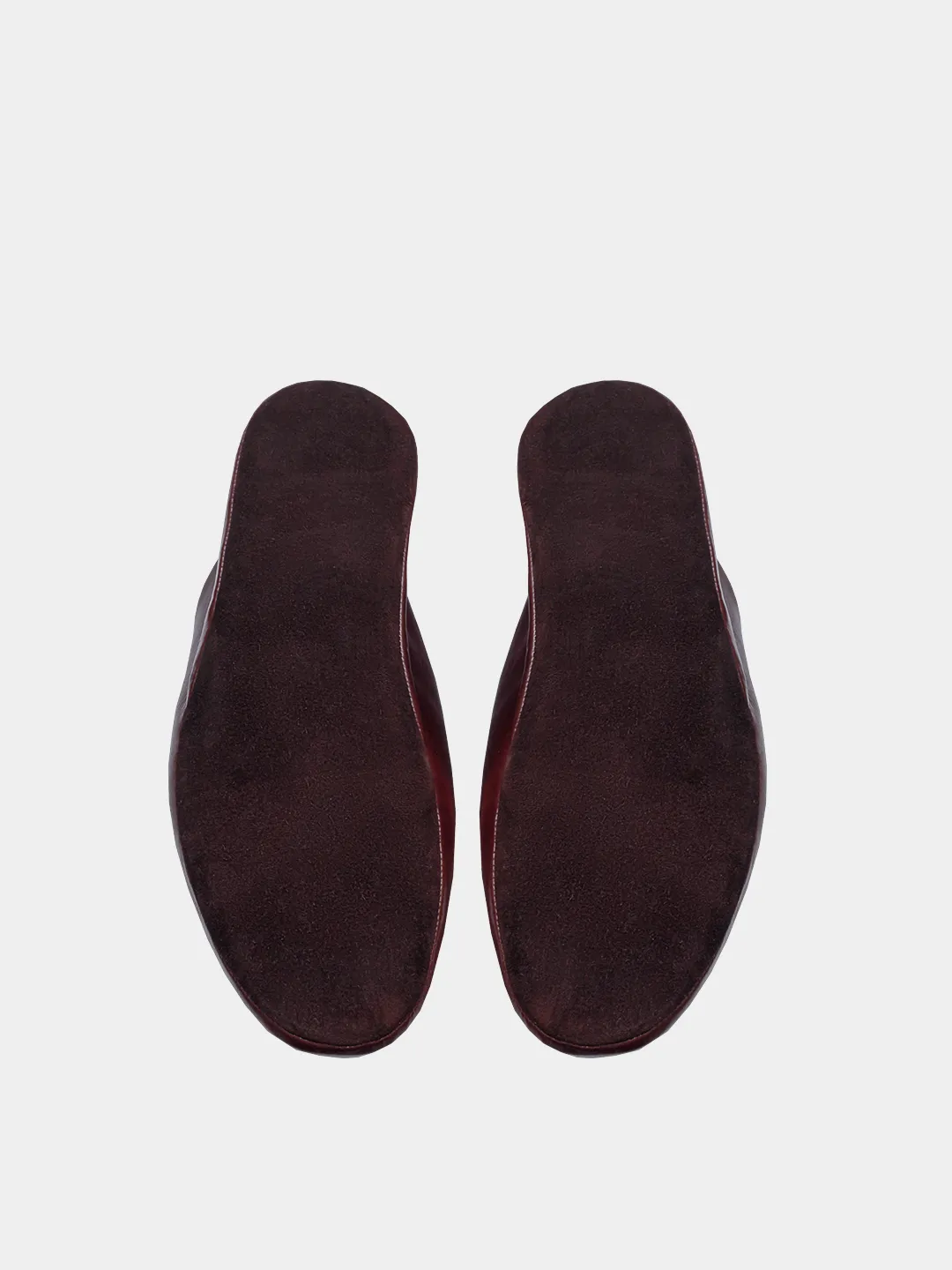 Men's slippers brown Model 1208 RABATA Leather