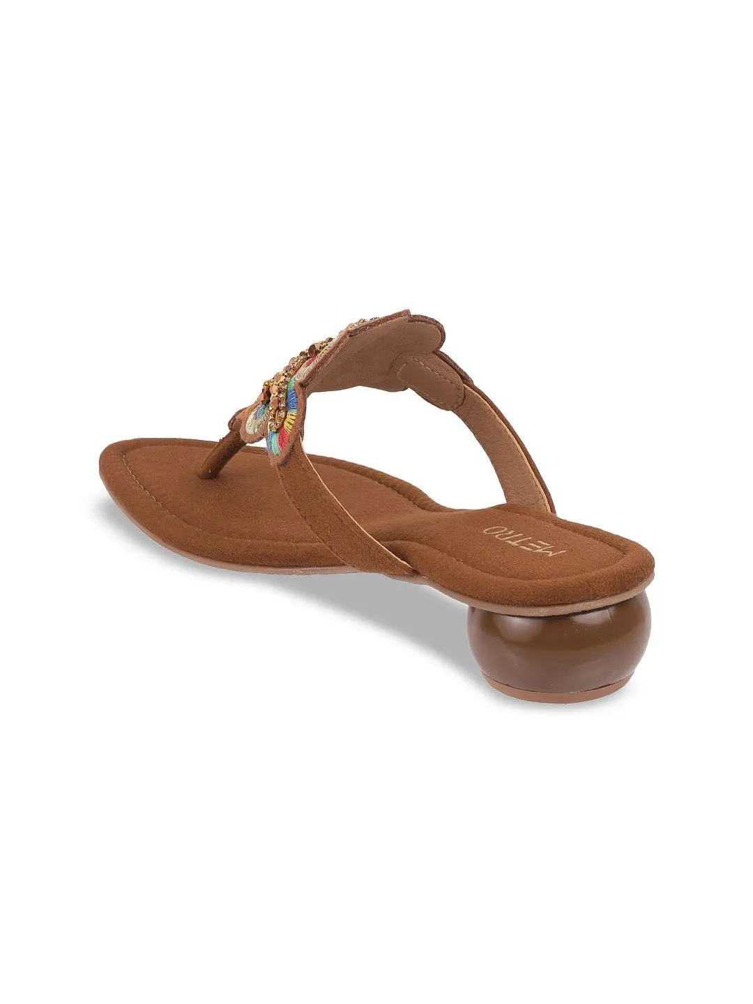 Metro Synthetic Block Heel Sandals