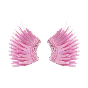 Mini Madeline Earrings (Iridescent Light Pink)