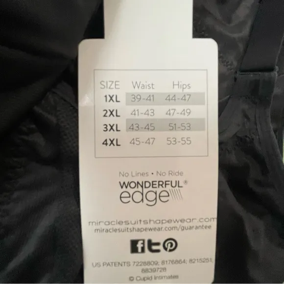 Miracle Suit shapeware Size 1XL