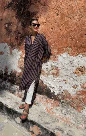 Moroccan Graphic Pocket caftan