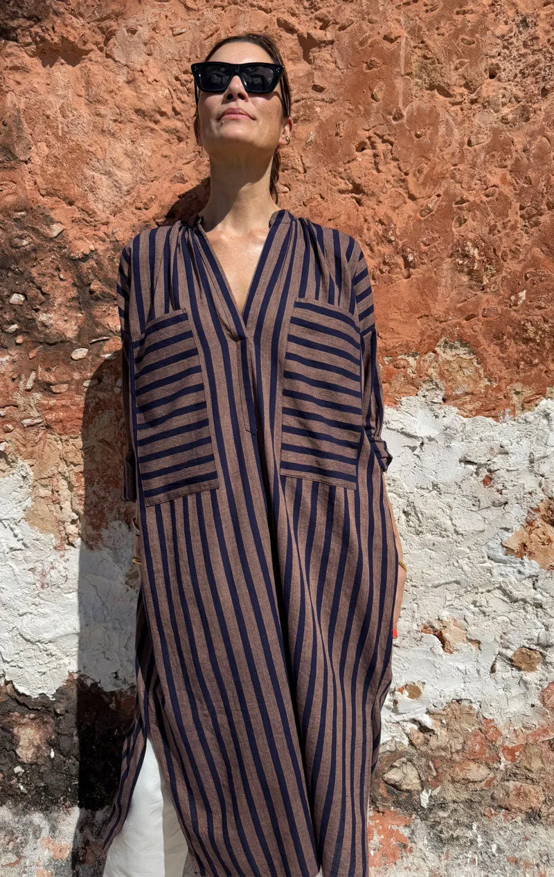 Moroccan Graphic Pocket caftan