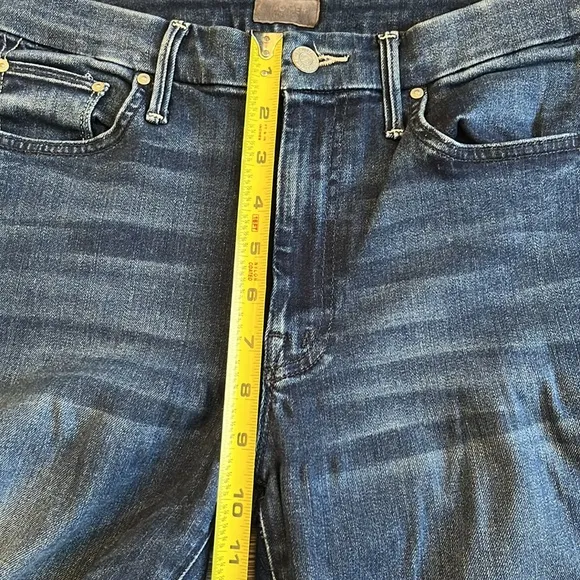 Mother Women’s High Waisted Looker Dark Wash Skinny Jeans Sz 28 Stretch