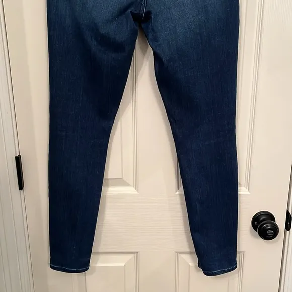 Mother Women’s High Waisted Looker Dark Wash Skinny Jeans Sz 28 Stretch