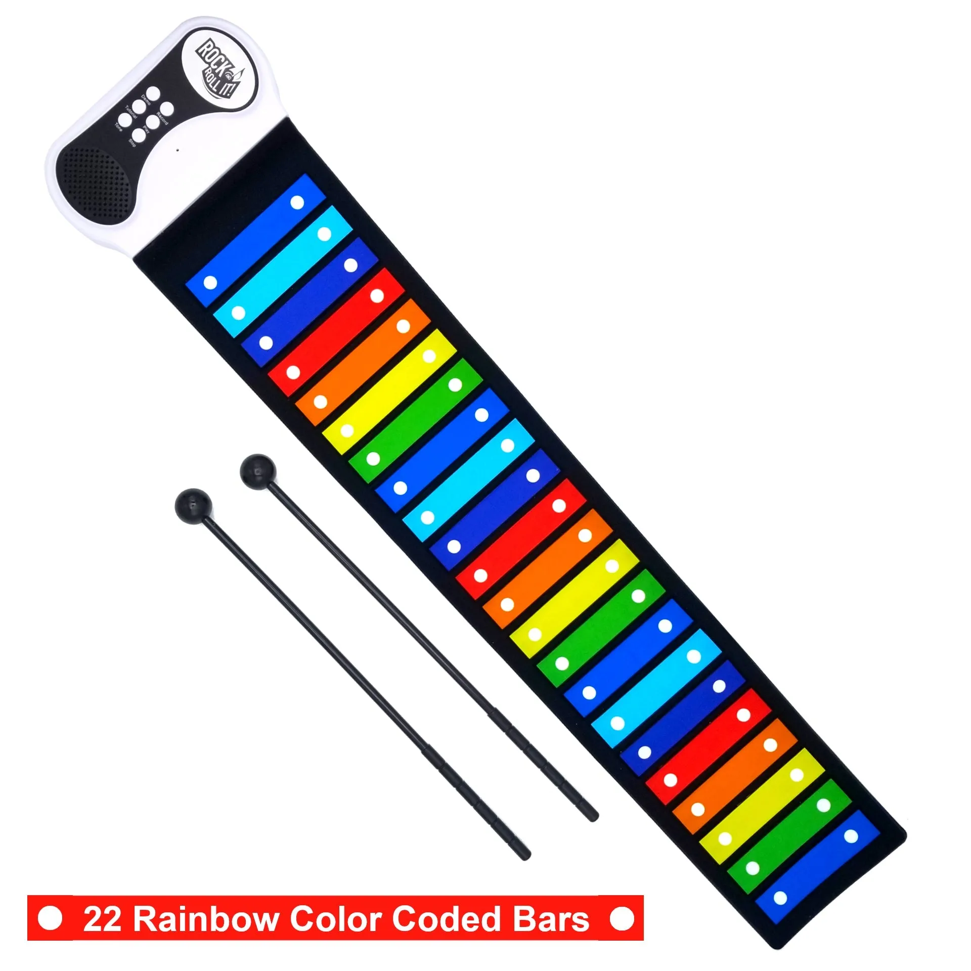 Mukikim Rock and Roll It! Flexible Roll-Up XYLOPHONE