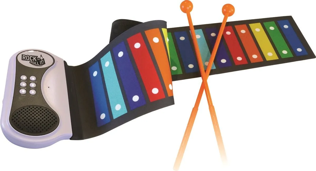 Mukikim Rock and Roll It! Flexible Roll-Up XYLOPHONE