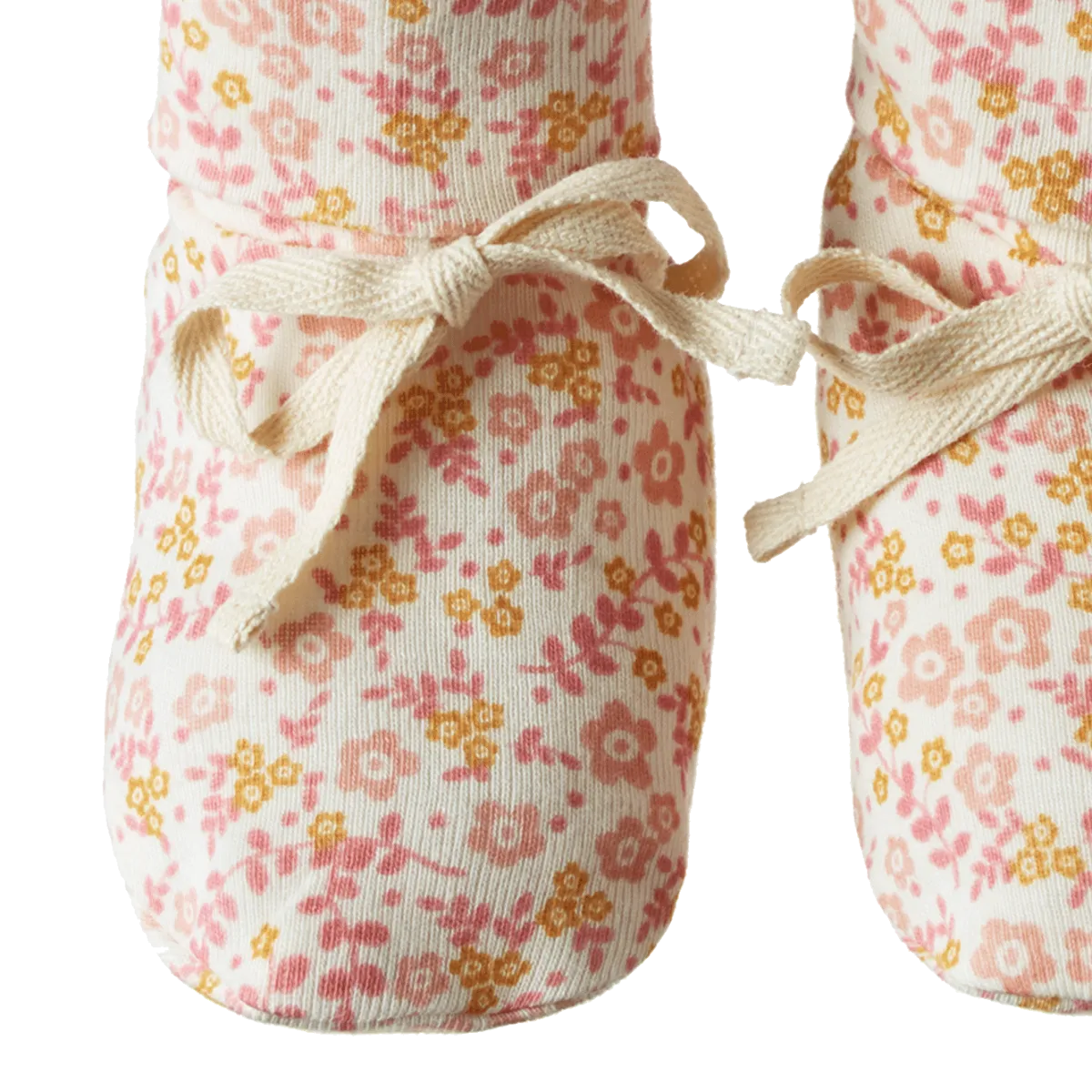Nature Baby Cotton Booties - Daisy Belle