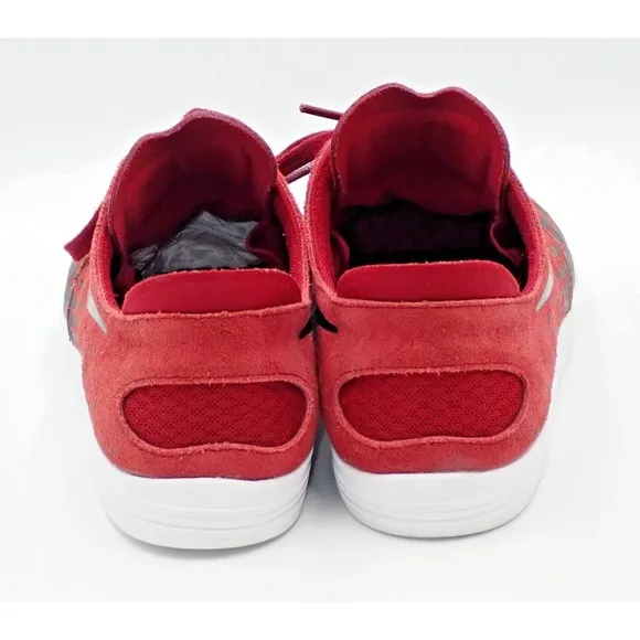 Nike Men's SB Lunar One Shot Dark Red 631044-601 Skateboard Shoes Size 10