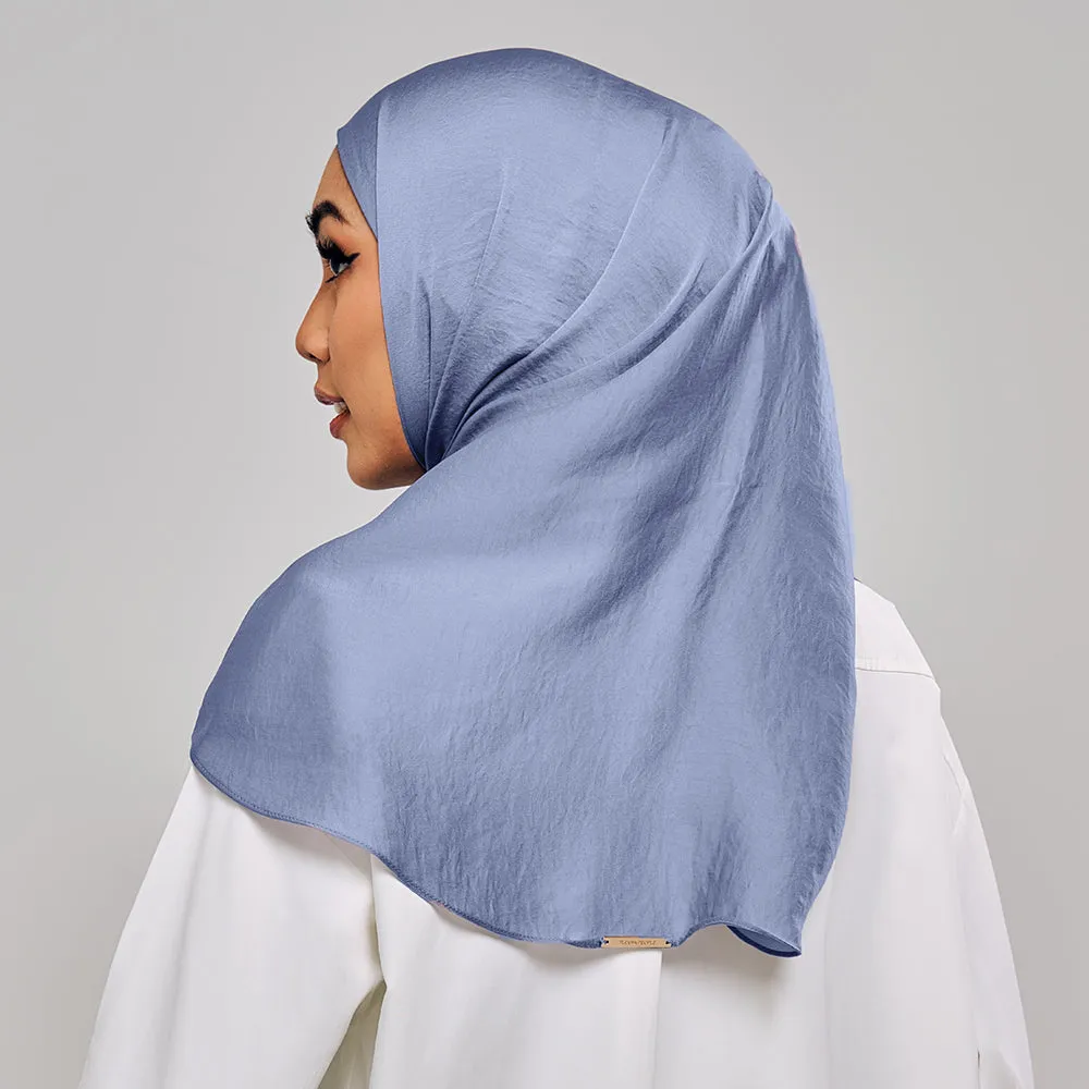 Niya Satin in Bluebell