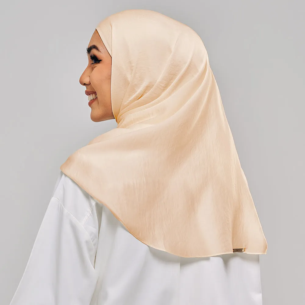 Niya Satin in Buttermilk