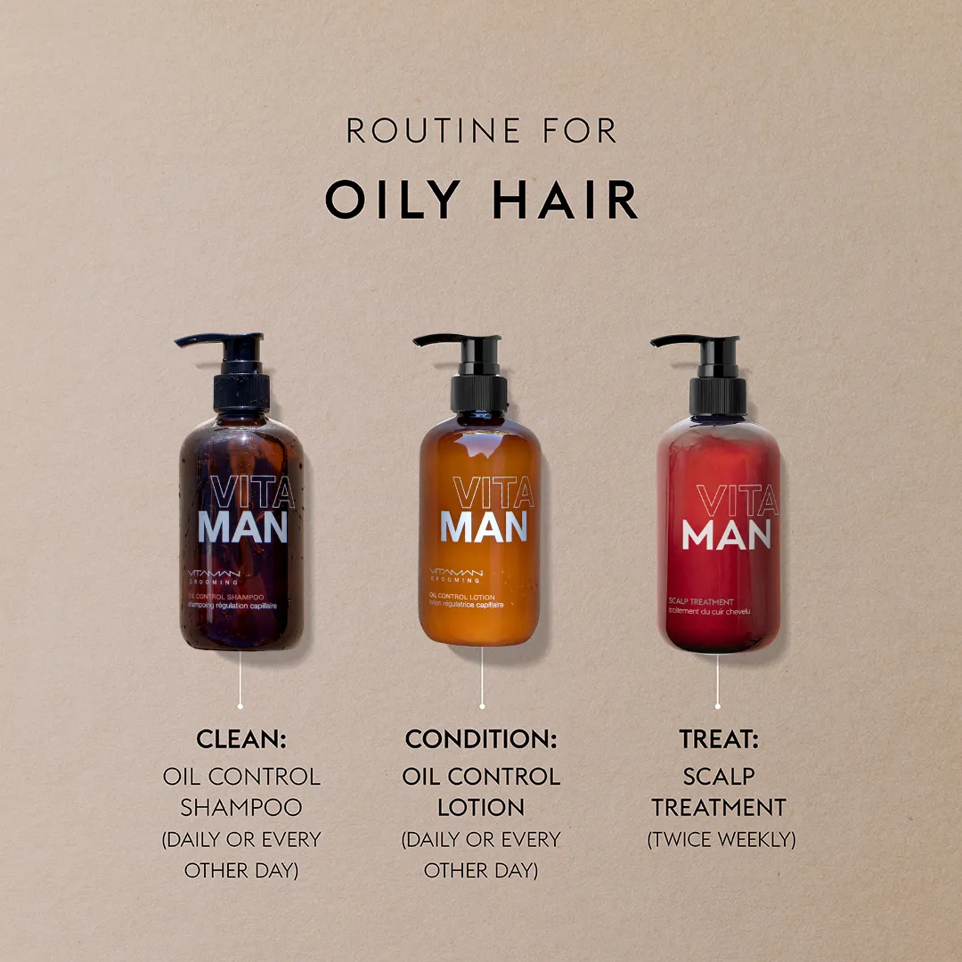 Oily Hair & Scalp Treatment Kit