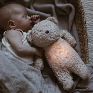 Organic Cotton Humming Bear with Night Light (Polar)