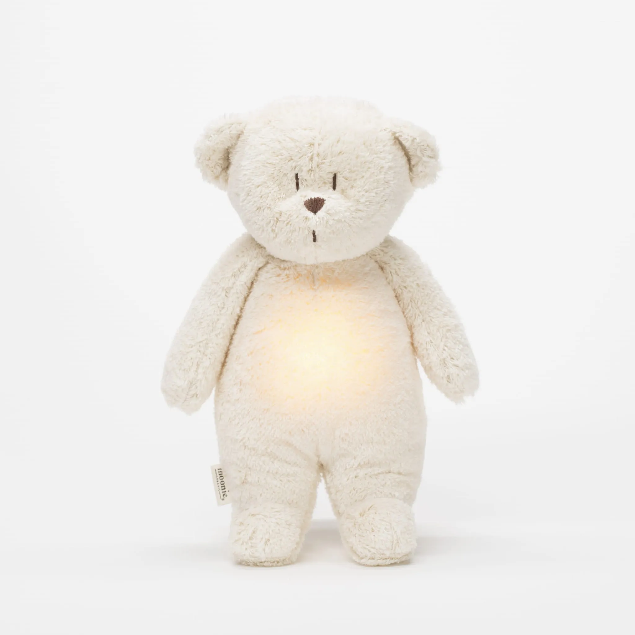 Organic Cotton Humming Bear with Night Light (Polar)
