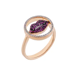 Pavé Lip Ring