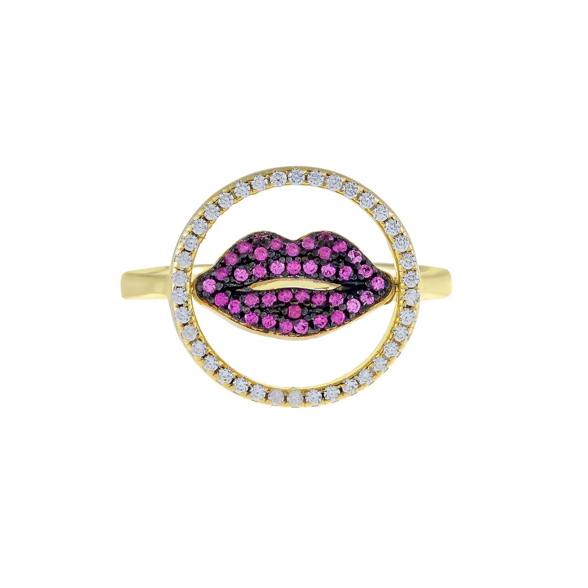 Pavé Lip Ring